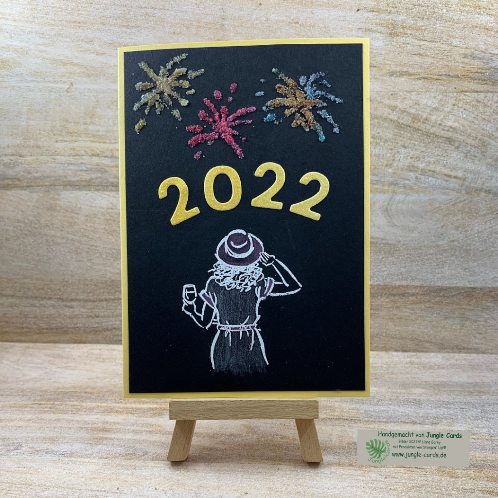 Neujahr, Neuer Katalog, Entspannte Momente, Jahr 2022, Feuerwerk, Salzmaltechnik
