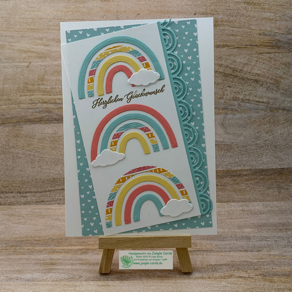 Minikatalog, Glückwunschkarte, Regenbogen