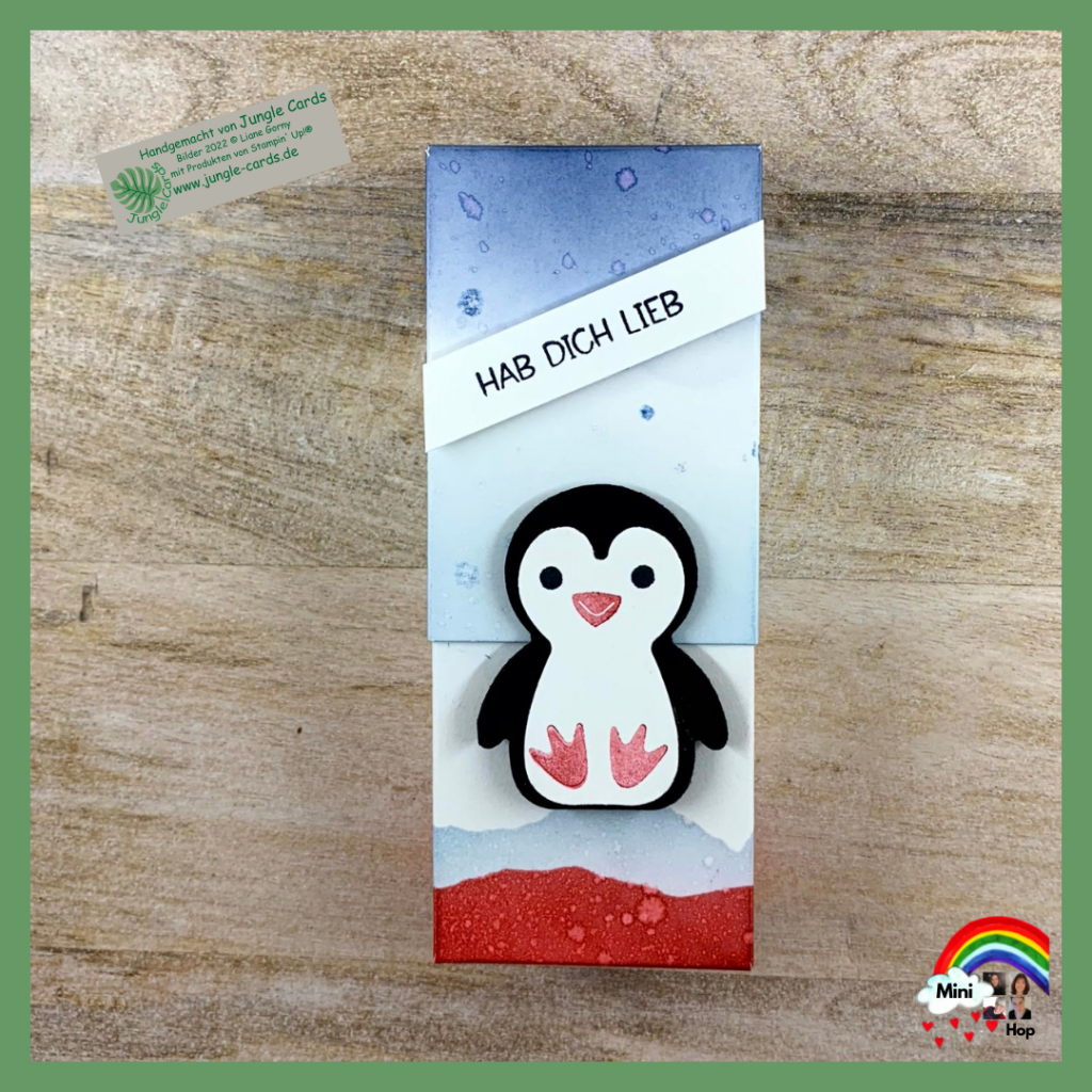 Verpackung Pinguin, Hab Dich lieb