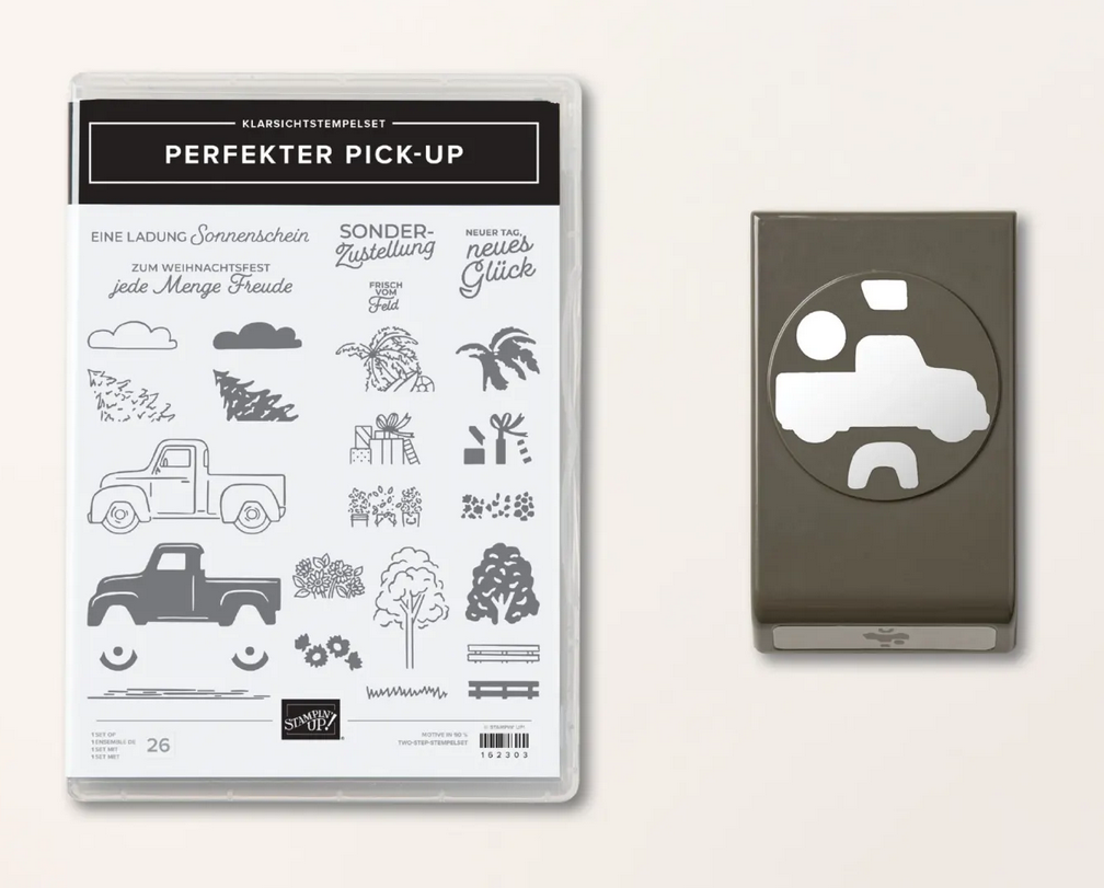 Exklusiv Online Produktpaket Perfekter Pick-Up, Stempelset, Handstanze