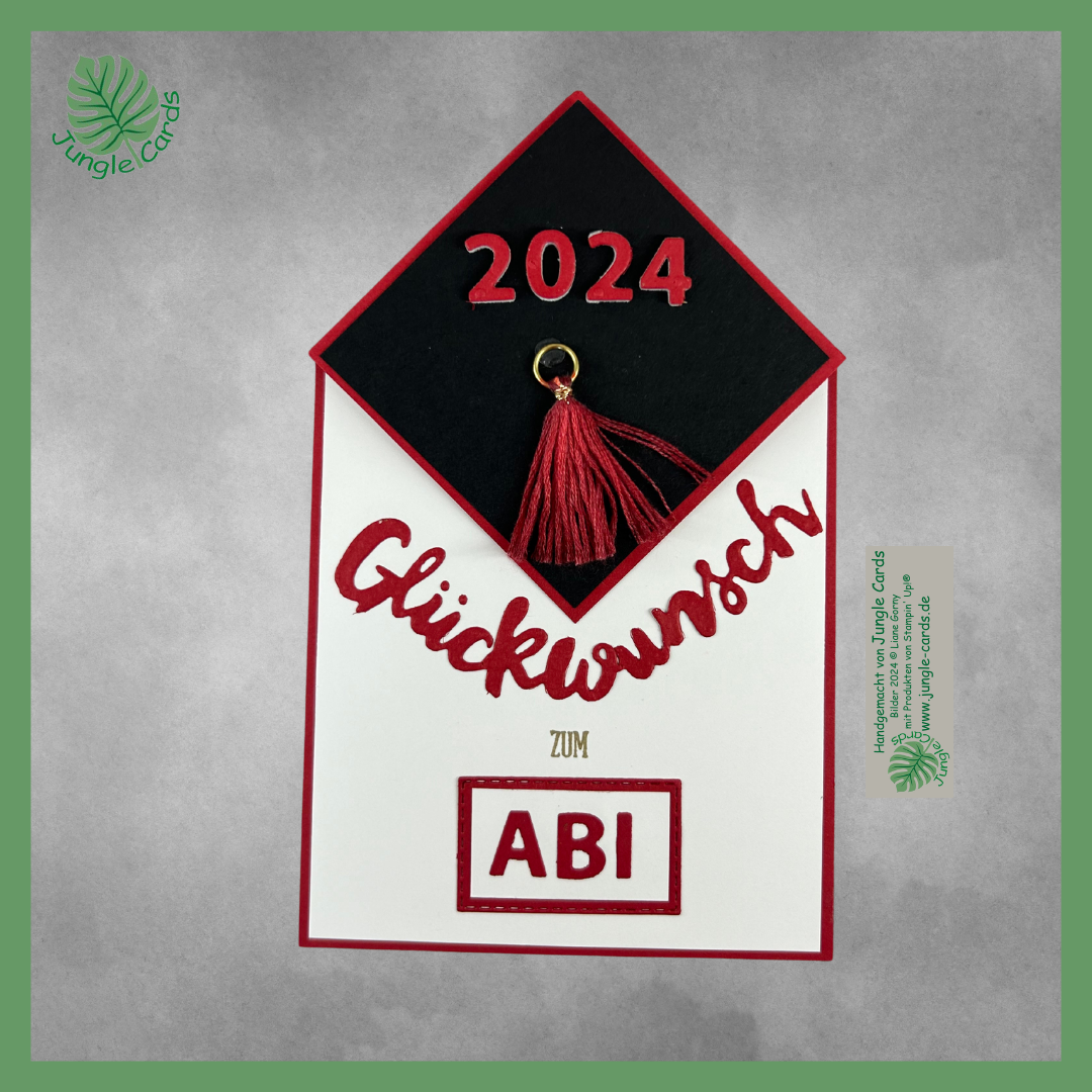 Karte zum Abitur Abschluss - Jungle Cards